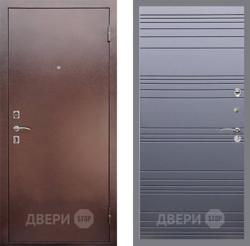 Входная металлическая Дверь Рекс (REX) 1 Line Силк титан в Ивантеевке