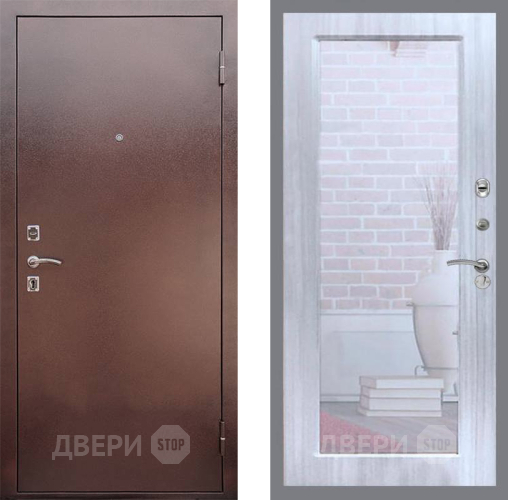 Дверь Рекс (REX) 1 Зеркало Пастораль Сандал белый в Ивантеевке
