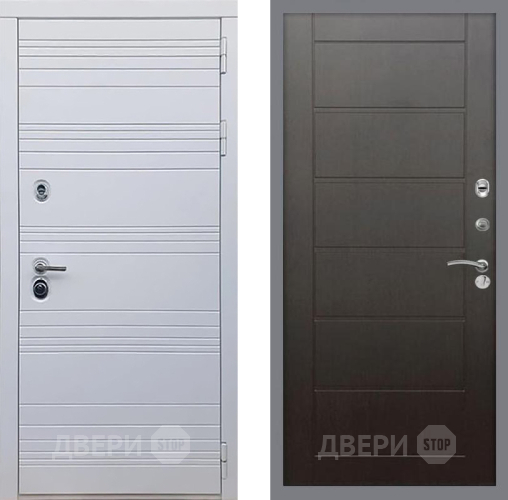 Входная металлическая Дверь Рекс (REX) 14 Силк Сноу Сити Венге в Ивантеевке