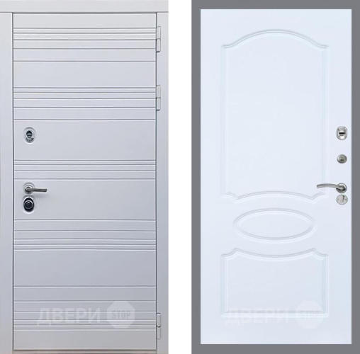 Дверь Рекс (REX) 14 Силк Сноу FL-128 Силк Сноу в Ивантеевке