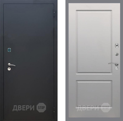 Входная металлическая Дверь Рекс (REX) 1A Черный Муар FL-117 Грей софт в Ивантеевке