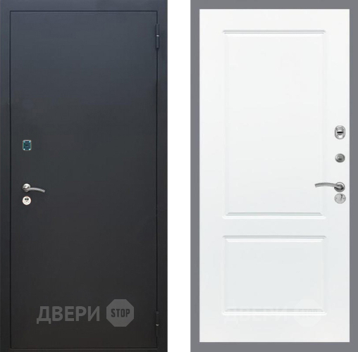 Дверь Рекс (REX) 1A Черный Муар FL-117 Силк Сноу в Ивантеевке