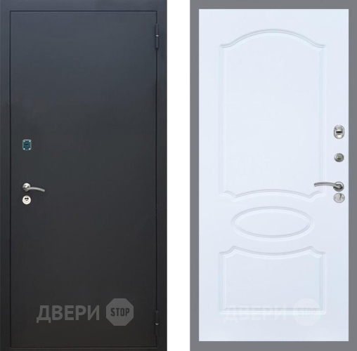 Дверь Рекс (REX) 1A Черный Муар FL-128 Силк Сноу в Ивантеевке