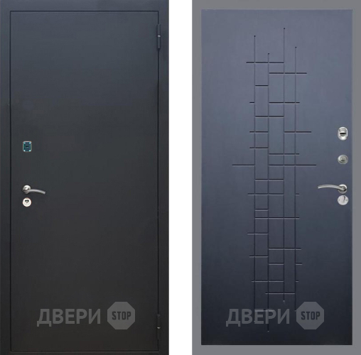 Дверь Рекс (REX) 1A Черный Муар FL-289 Ясень черный в Ивантеевке