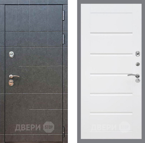 Входная металлическая Дверь Рекс (REX) 21 Сити Белый ясень в Ивантеевке