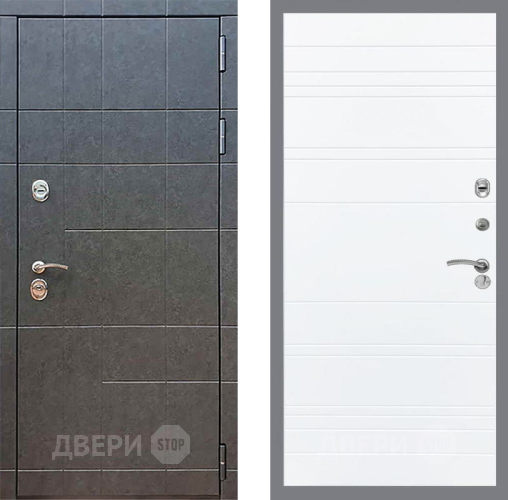 Дверь Рекс (REX) 21 Line Силк Сноу в Ивантеевке