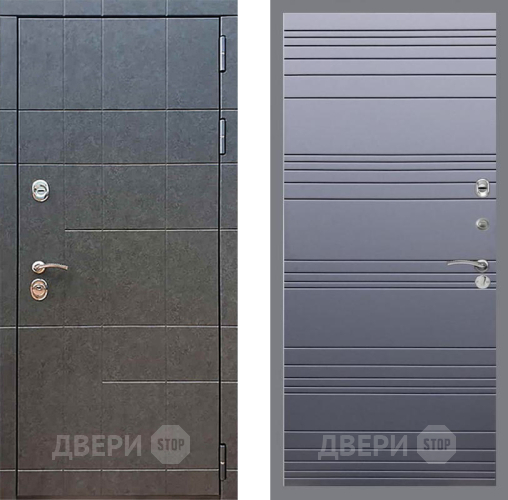 Входная металлическая Дверь Рекс (REX) 21 Line Силк титан в Ивантеевке