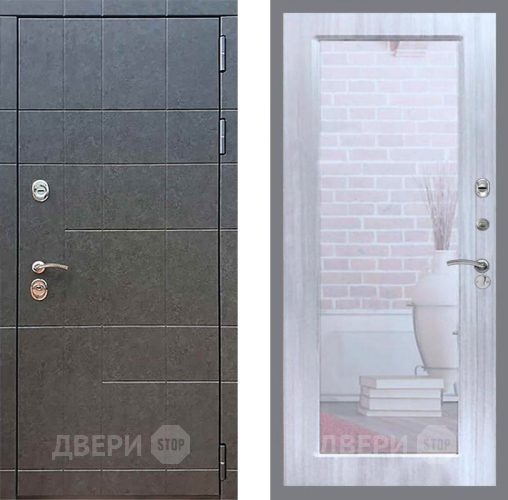 Дверь Рекс (REX) 21 Зеркало Пастораль Сандал белый в Ивантеевке
