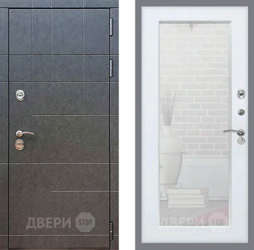 Дверь Рекс (REX) 21 Зеркало Пастораль Силк Сноу в Ивантеевке