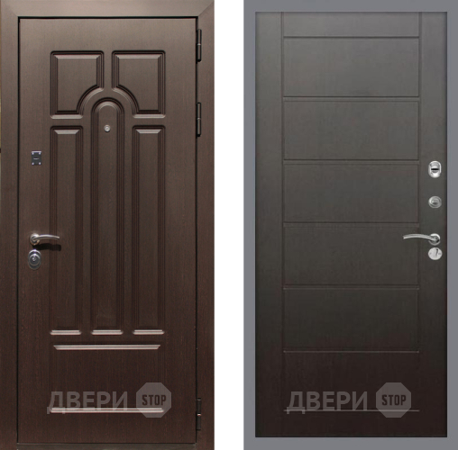 Входная металлическая Дверь Рекс (REX) Эврика Сити Венге в Ивантеевке