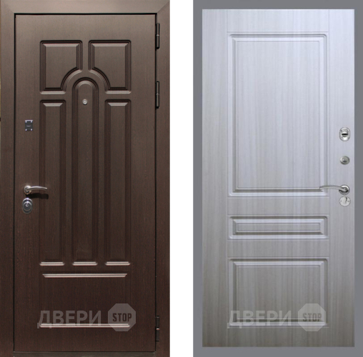 Входная металлическая Дверь Рекс (REX) Эврика FL-243 Сандал белый в Ивантеевке