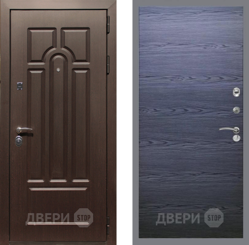 Дверь Рекс (REX) Эврика GL Дуб тангенальный черный в Ивантеевке