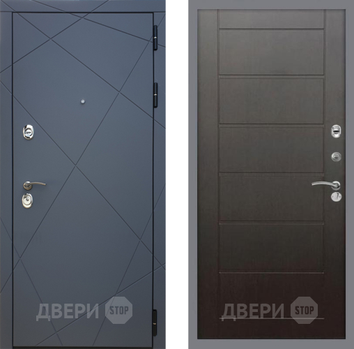 Входная металлическая Дверь Рекс (REX) 13 Силк Титан Сити Венге в Ивантеевке