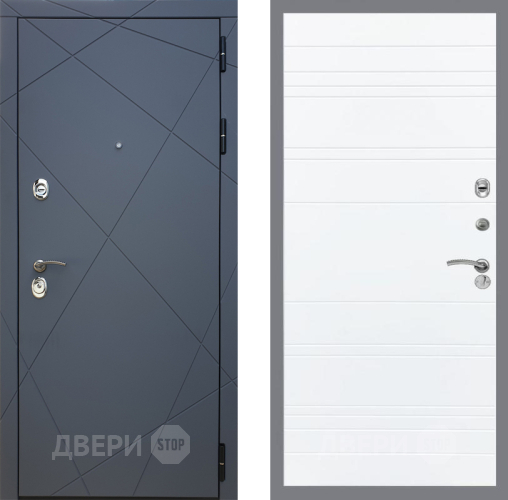 Входная металлическая Дверь Рекс (REX) 13 Силк Титан Line Силк Сноу в Ивантеевке