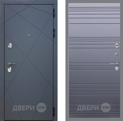 Входная металлическая Дверь Рекс (REX) 13 Силк Титан Line Силк титан в Ивантеевке