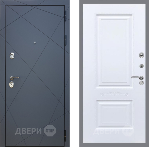 Дверь Рекс (REX) 13 Силк Титан Смальта Силк Сноу в Ивантеевке