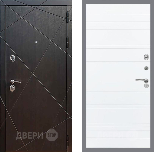 Дверь Рекс (REX) 13 Венге Line Силк Сноу в Ивантеевке
