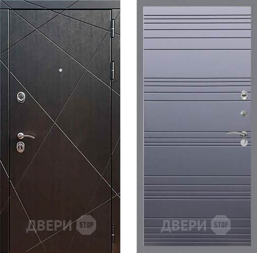 Дверь Рекс (REX) 13 Венге Line Силк титан в Ивантеевке