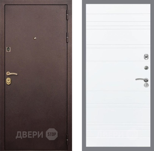 Дверь Рекс (REX) Лайт 3К Line Силк Сноу в Ивантеевке