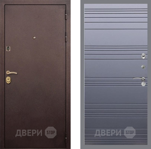 Дверь Рекс (REX) Лайт 3К Line Силк титан в Ивантеевке