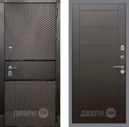 Входная металлическая Дверь Рекс (REX) 15 Черный Кварц Сити Венге в Ивантеевке