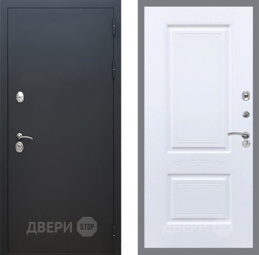 Дверь Рекс (REX) 5 Черный Муар Смальта Силк Сноу в Ивантеевке