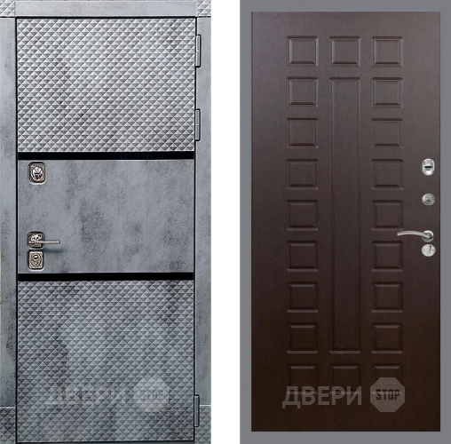 Дверь Рекс (REX) 15 Бетон Темный FL-183 Венге в Ивантеевке