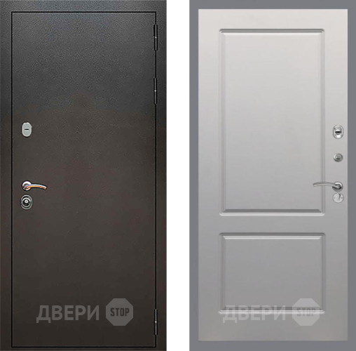 Входная металлическая Дверь Рекс (REX) 5 Серебро Антик FL-117 Грей софт в Ивантеевке