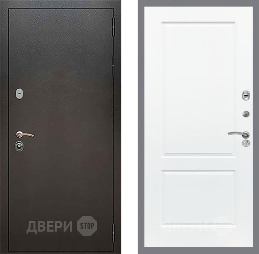 Дверь Рекс (REX) 5 Серебро Антик FL-117 Силк Сноу в Ивантеевке