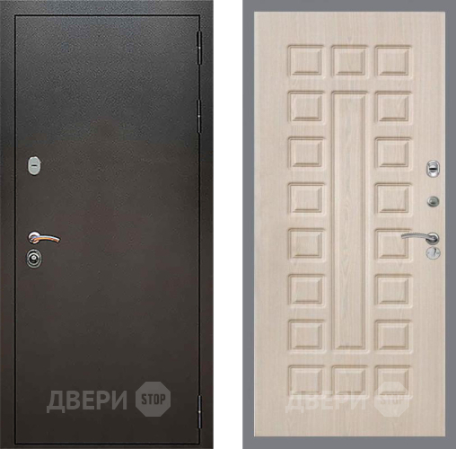 Дверь Рекс (REX) 5 Серебро Антик FL-183 Беленый дуб в Ивантеевке