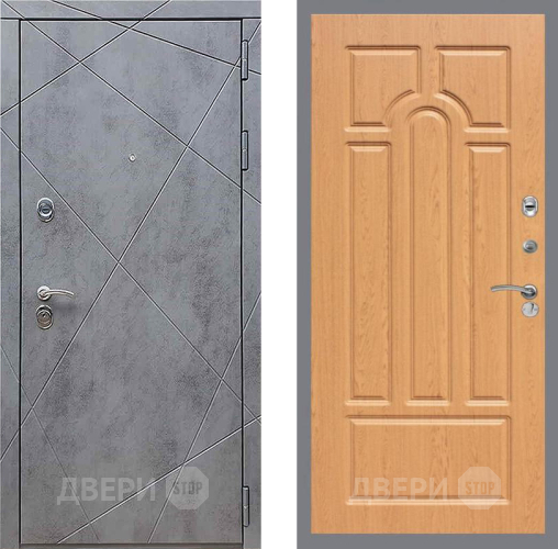 Входная металлическая Дверь Рекс (REX) 13 Бетон Темный FL-58 Дуб в Ивантеевке