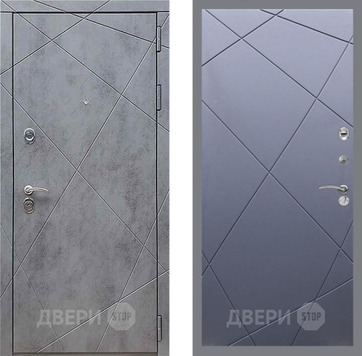 Дверь Рекс (REX) 13 Бетон Темный FL-291 Силк титан в Ивантеевке