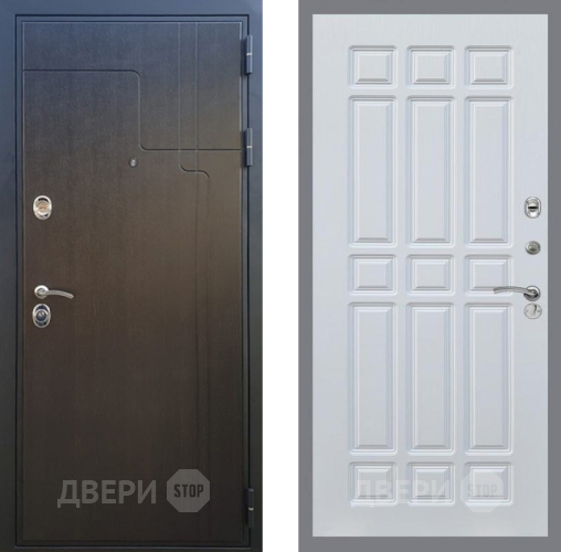 Входная металлическая Дверь Рекс (REX) Премиум-246 FL-33 Белый ясень в Ивантеевке