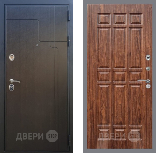 Входная металлическая Дверь Рекс (REX) Премиум-246 FL-33 орех тисненый в Ивантеевке