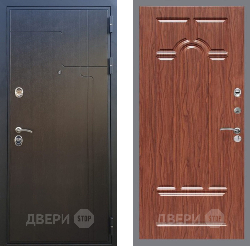 Входная металлическая Дверь Рекс (REX) Премиум-246 FL-58 орех тисненый в Ивантеевке