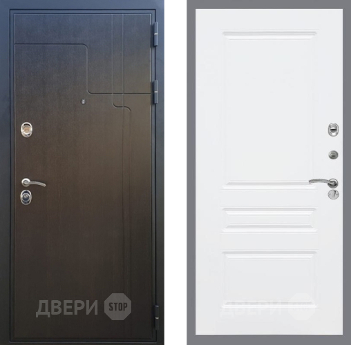 Входная металлическая Дверь Рекс (REX) Премиум-246 FL-243 Силк Сноу в Ивантеевке
