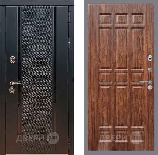 Входная металлическая Дверь Рекс (REX) 25 FL-33 орех тисненый в Ивантеевке