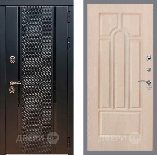 Входная металлическая Дверь Рекс (REX) 25 FL-58 Беленый дуб в Ивантеевке
