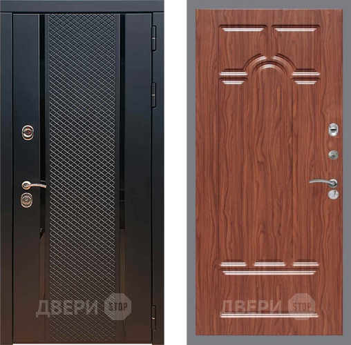 Дверь Рекс (REX) 25 FL-58 орех тисненый в Ивантеевке