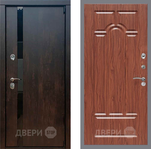 Входная металлическая Дверь Рекс (REX) 26 FL-58 орех тисненый в Ивантеевке