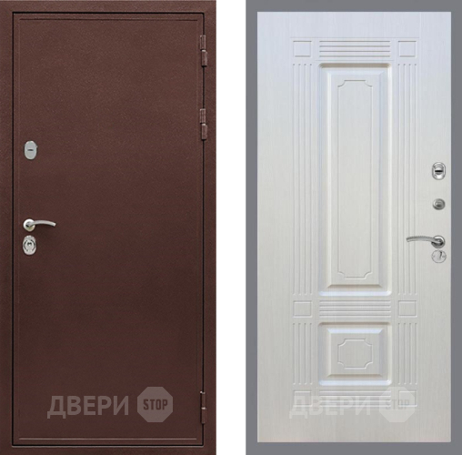 Входная металлическая Дверь Рекс (REX) 5 металл 3 мм FL-2 Лиственница беж в Ивантеевке