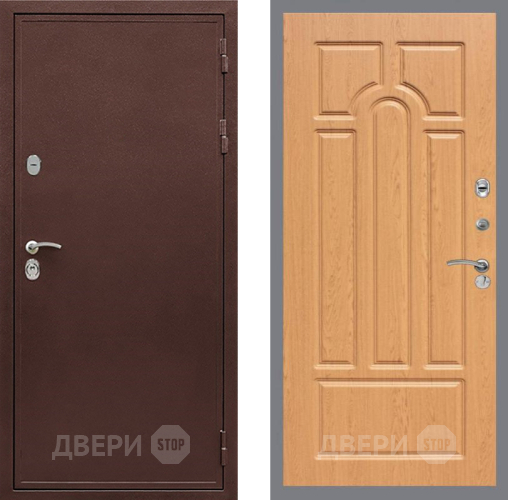 Входная металлическая Дверь Рекс (REX) 5 металл 3 мм FL-58 Дуб в Ивантеевке