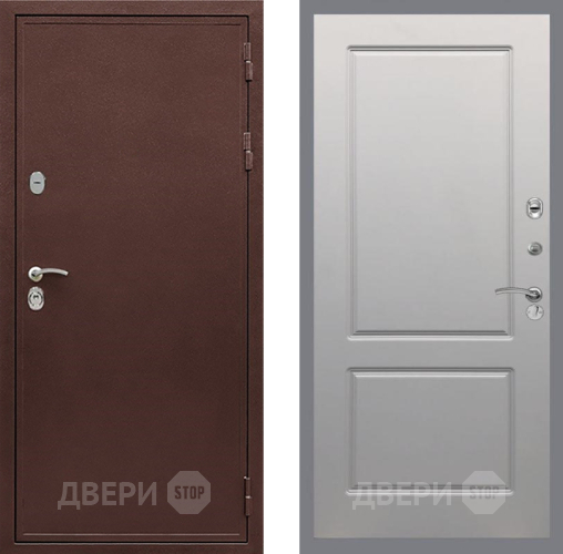 Входная металлическая Дверь Рекс (REX) 5 металл 3 мм FL-117 Грей софт в Ивантеевке