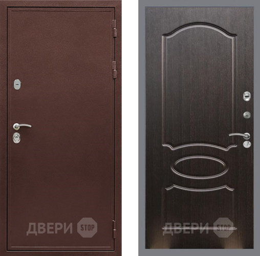 Входная металлическая Дверь Рекс (REX) 5 металл 3 мм FL-128 Венге светлый в Ивантеевке