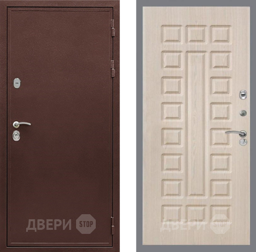 Входная металлическая Дверь Рекс (REX) 5 металл 3 мм FL-183 Беленый дуб в Ивантеевке