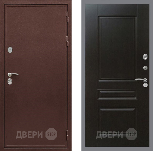 Дверь Рекс (REX) 5 металл 3 мм FL-243 Венге в Ивантеевке