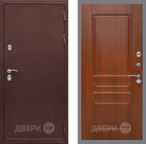 Дверь Рекс (REX) 5 металл 3 мм FL-243 Итальянский орех в Ивантеевке
